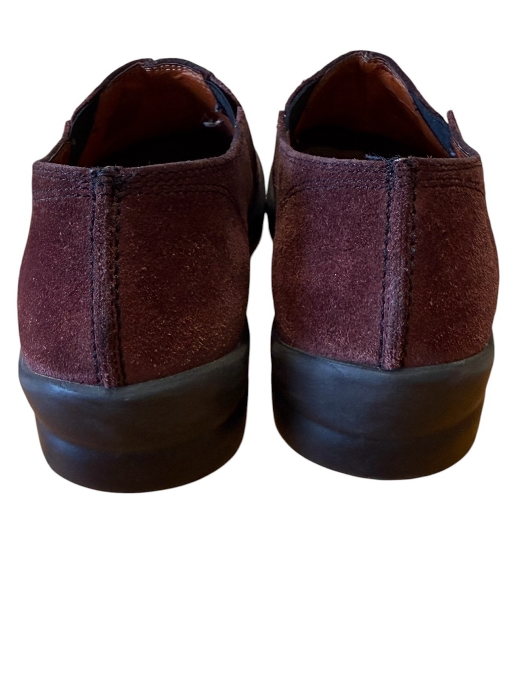Footprints By Birkenstock Cambria Burgundy Wine Leather Slip On Shoes EU 37 W7 - Picture 3 of 8